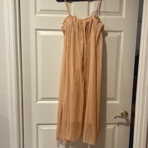 Meishangjia loose pink dress with tencel one size fits most - Picture 2 of 7